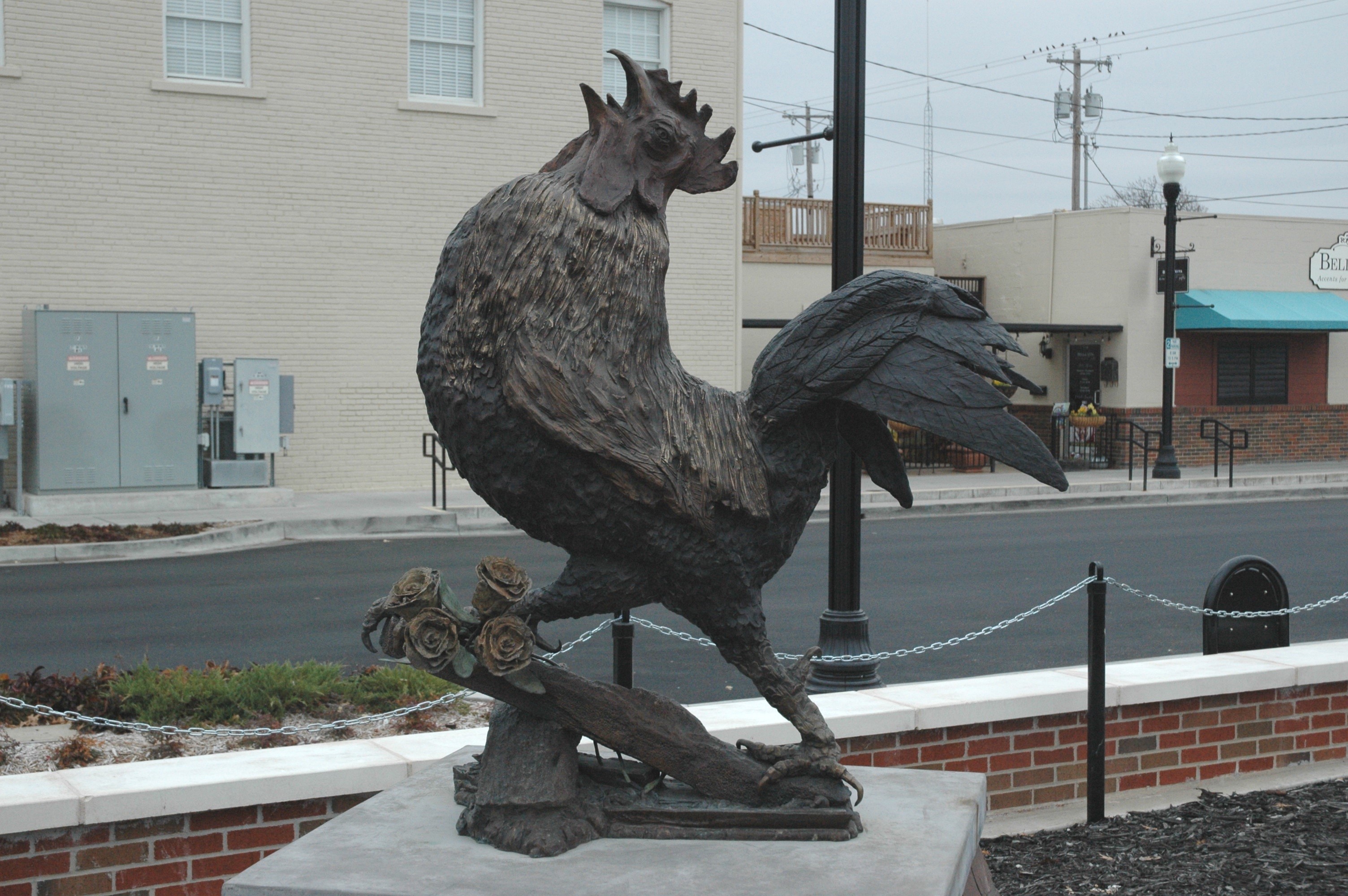 Rooster Monument
